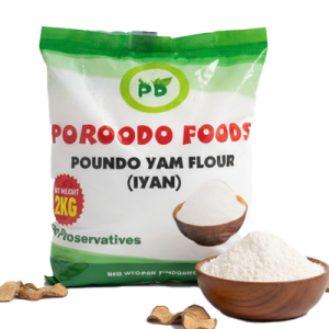 Poroodo Foods Pounded Yam Flour 2kg